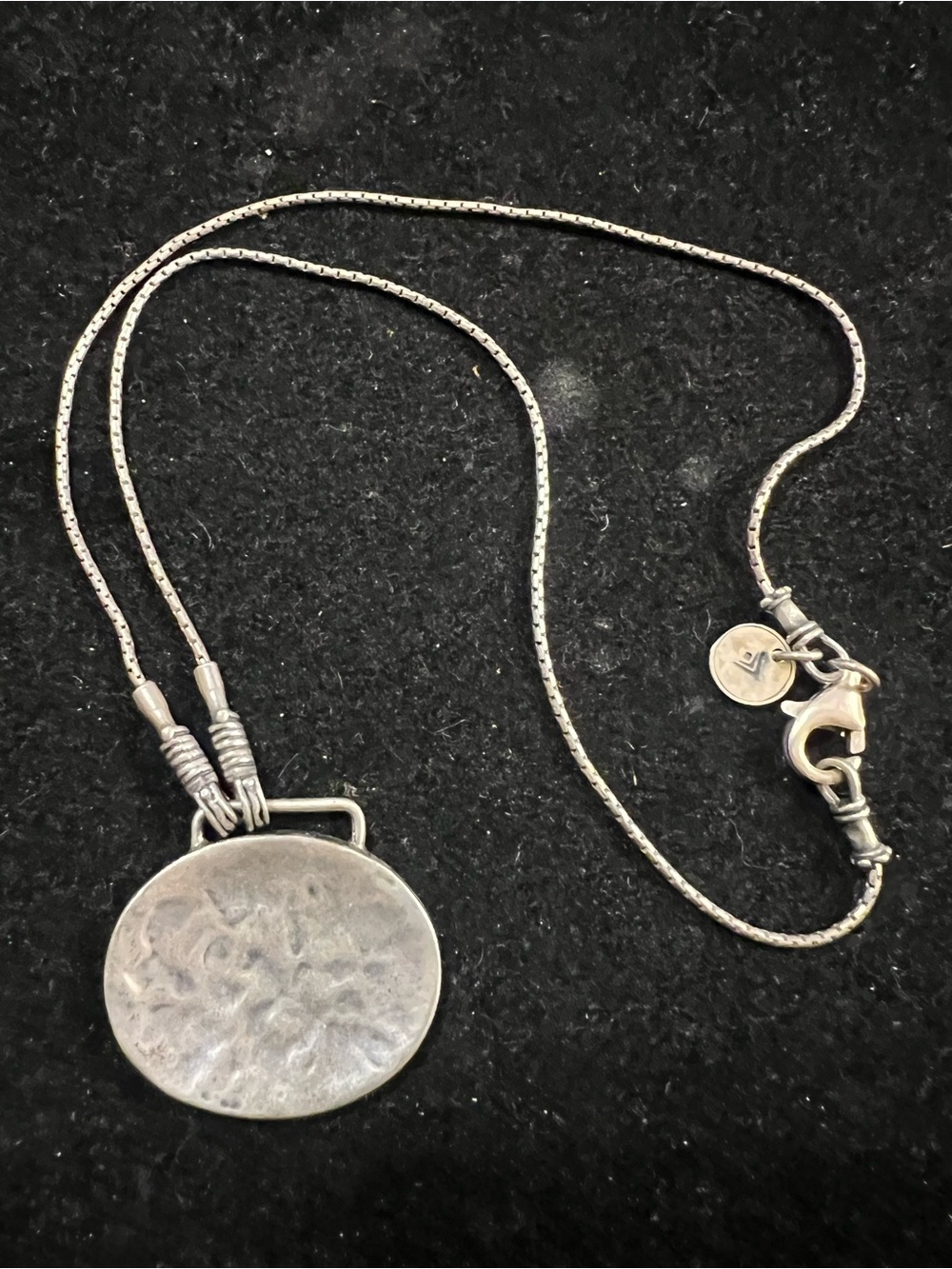 Retired Sterling Silpada handcrafted in Israel “Seattle Skies” necklace